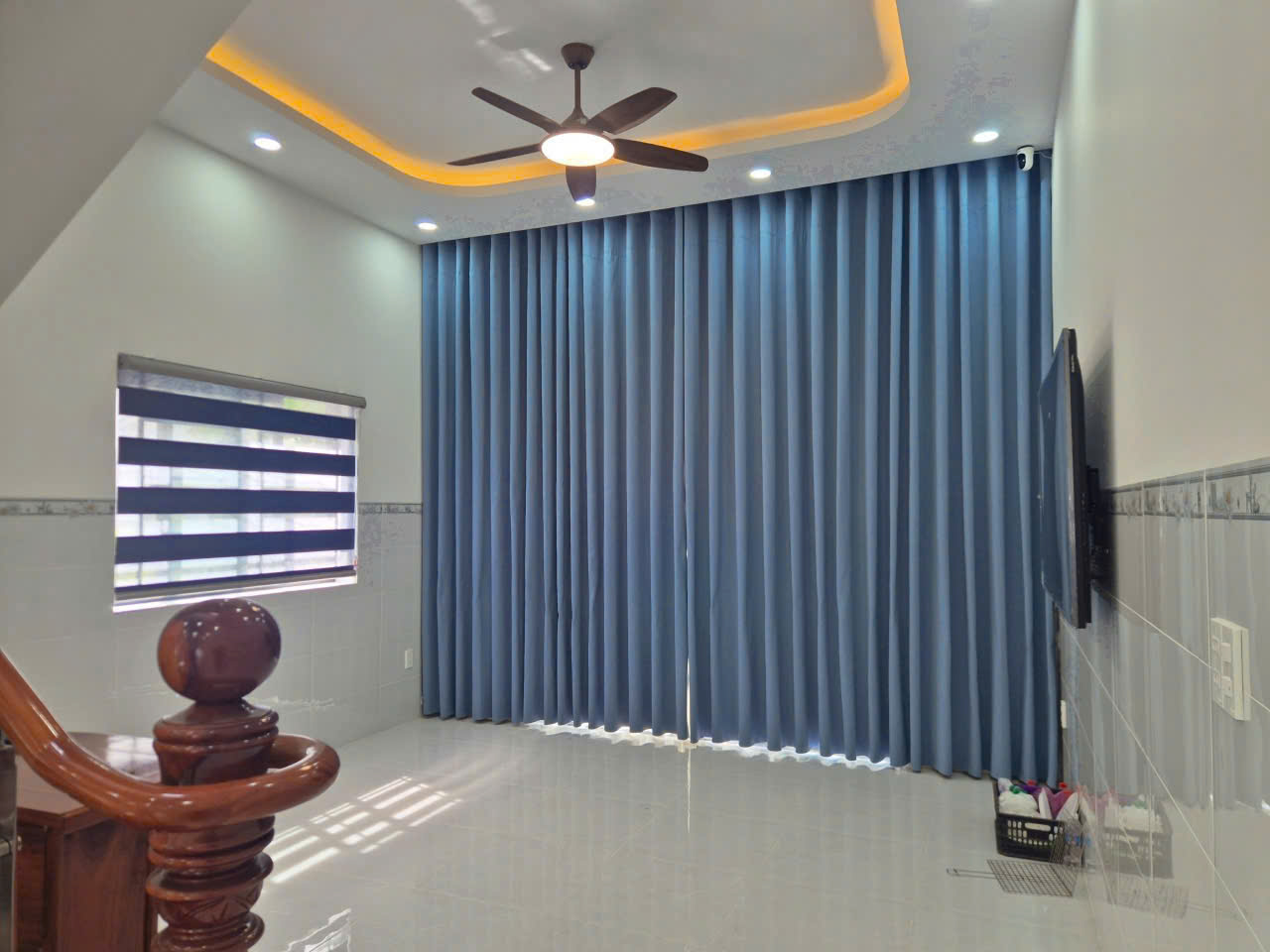 Lắp đặt rèm vải 2 lớp bình dương chuyên nghiệp