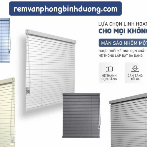 Màn nhôm hệ 1 dây