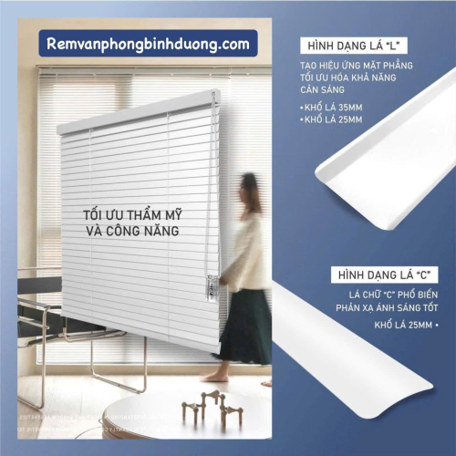 Màn nhôm hệ 1 dây