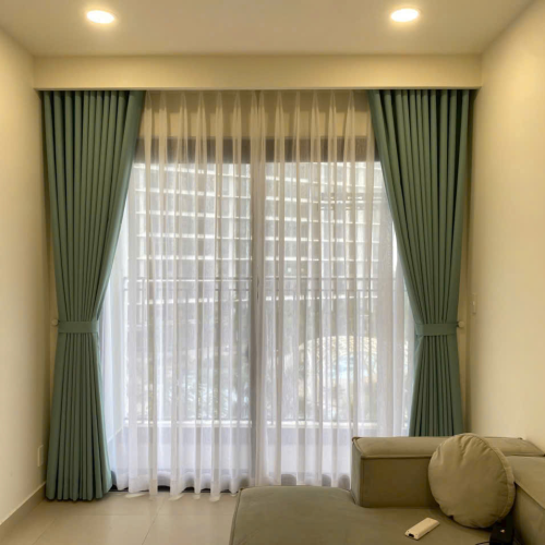 Rèm vải phòng khách Cao Cấp 