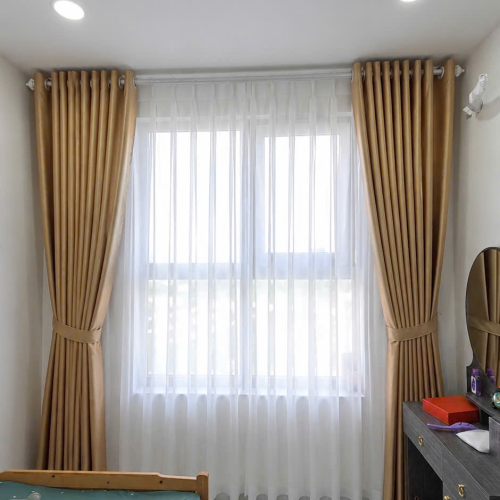 rèm Vải 2 Lớp Tại chung cư 